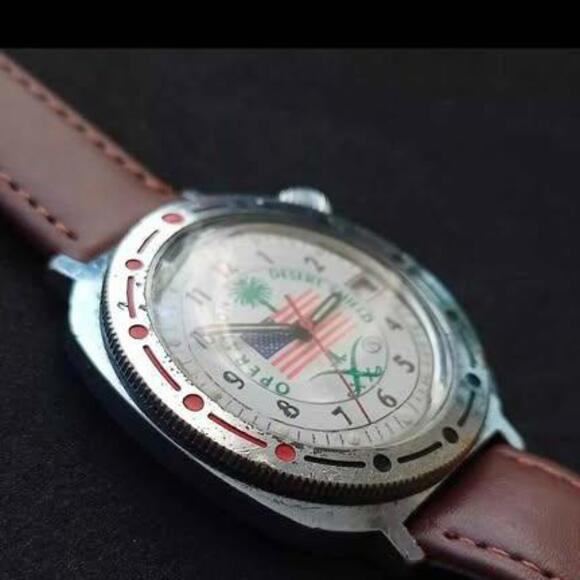 Desert Storm 1991 Vostok Komandirskie vintage Soviet USSR mechanical (Will Ship) - Picture 3 of 7